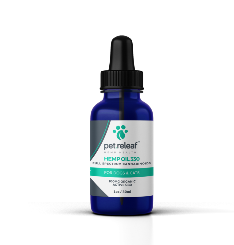 Hemp Oil 330 - 100mg Active CBD - 1 oz.