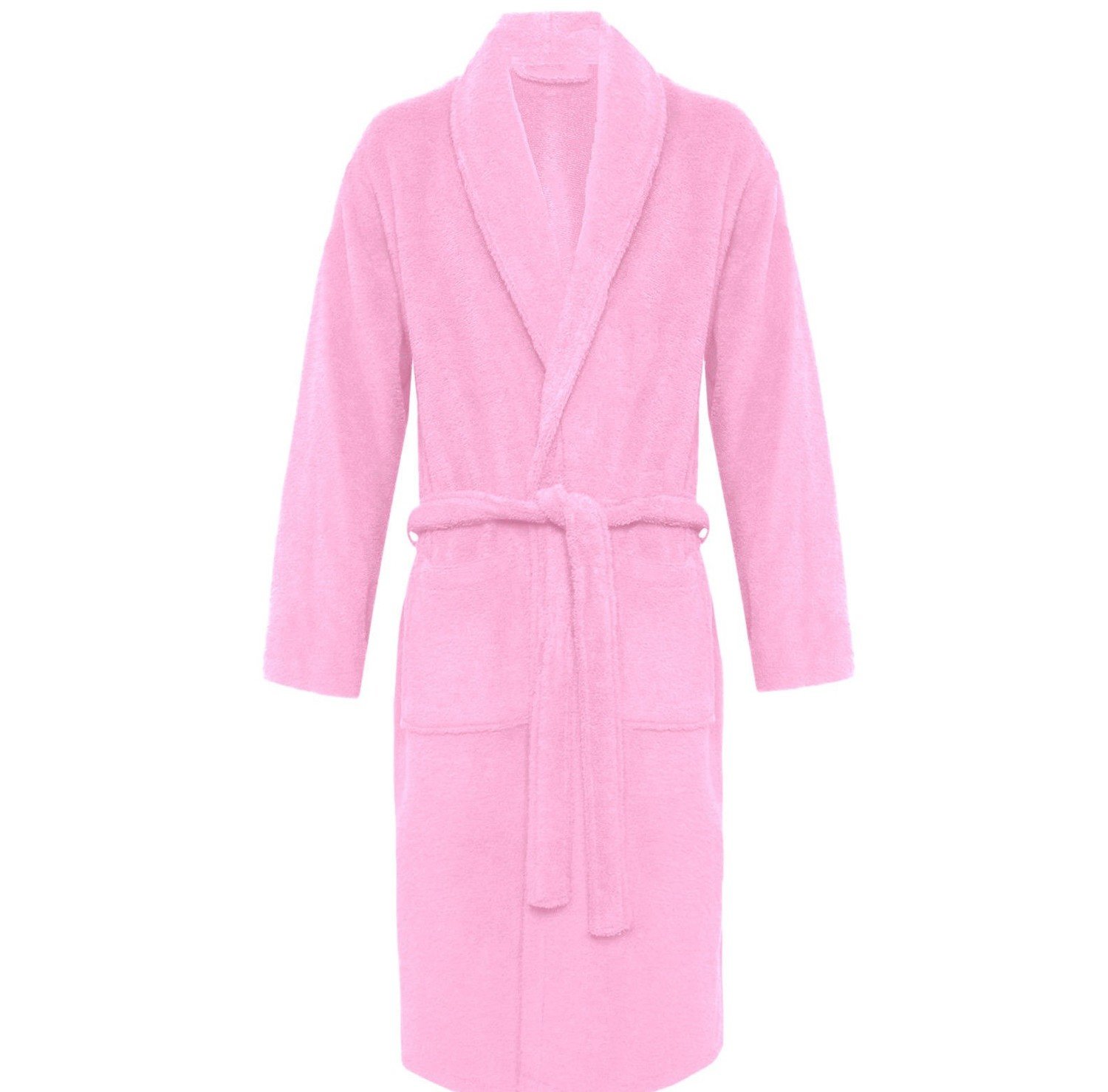 Pink Plush Soft Warm Fleece Unisex Robe