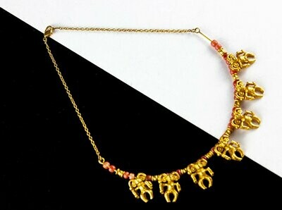 Collar precolombino aro dijes chamanes Collar precolombino aro dijes chamanes