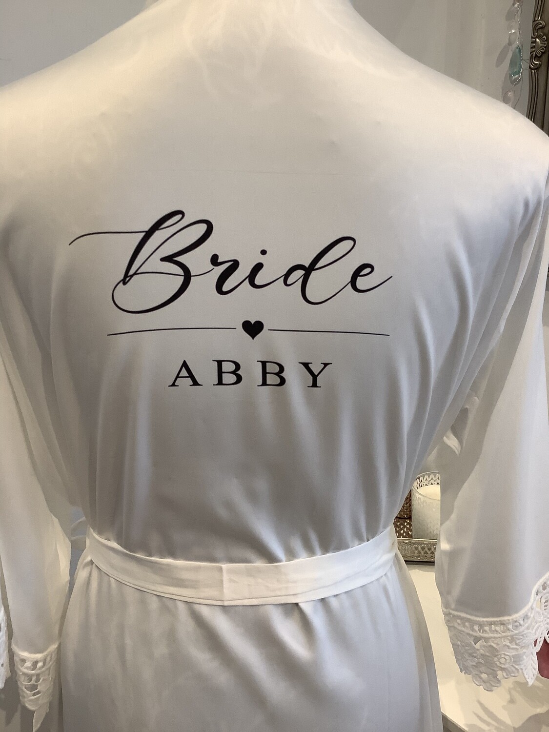 CLARA personalised bridesmaid satin robes