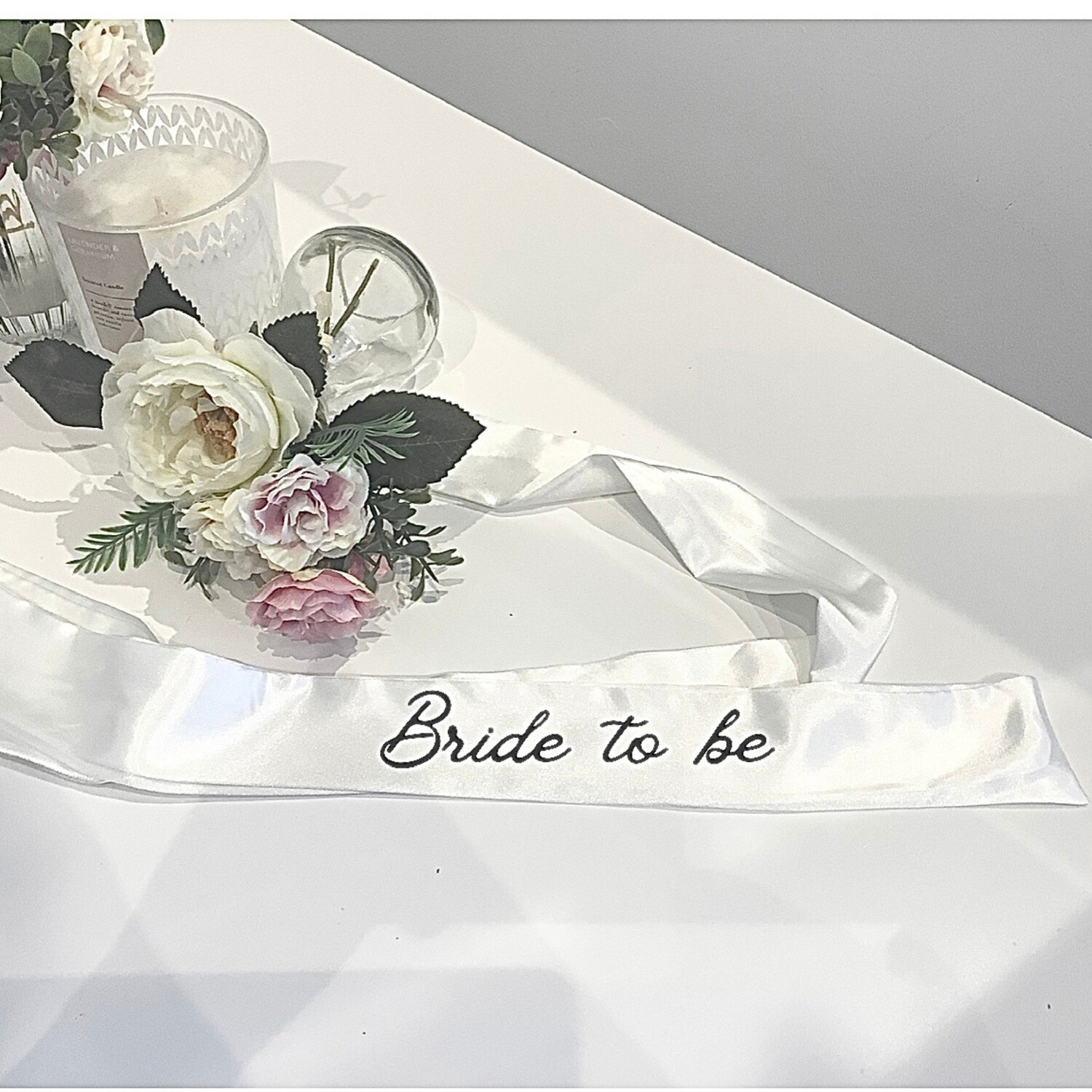 SASHA full lace white bride robe