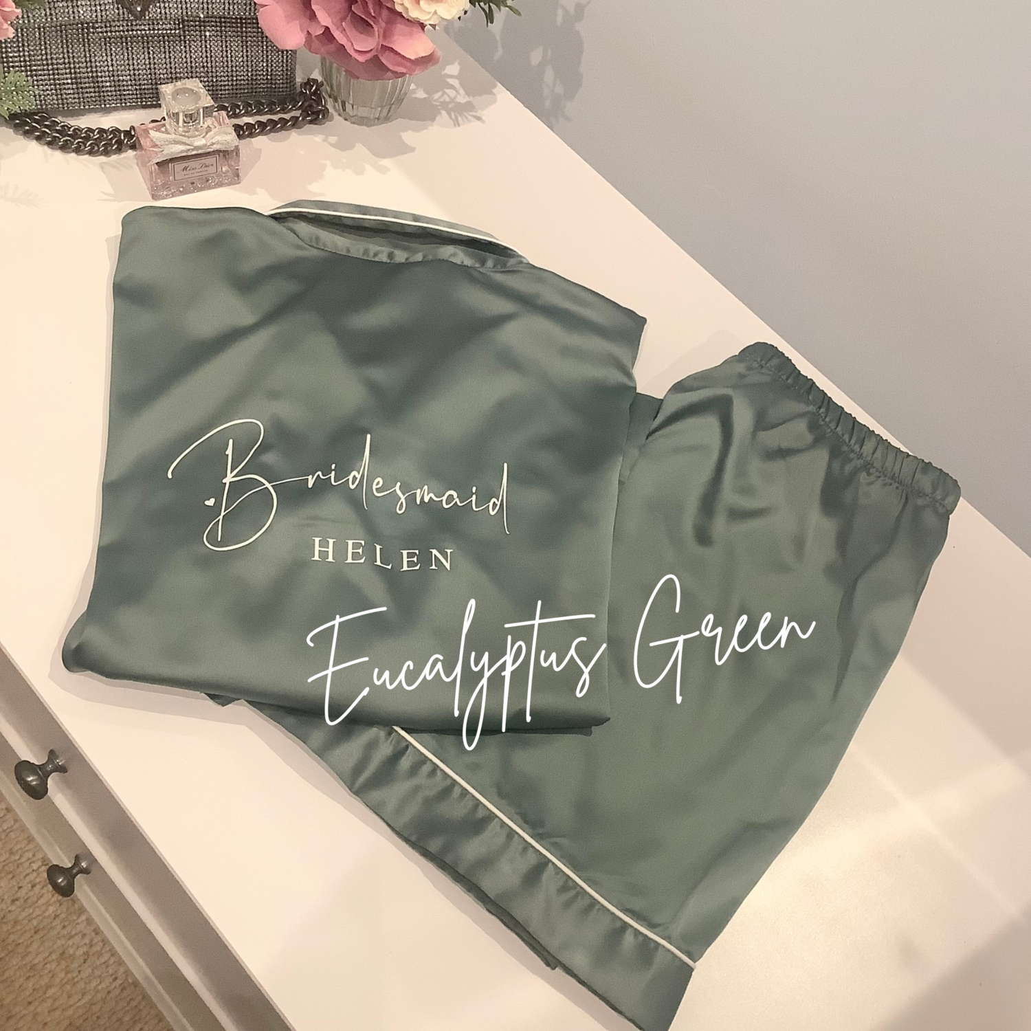 Bridesmaid satin pjs HELEN