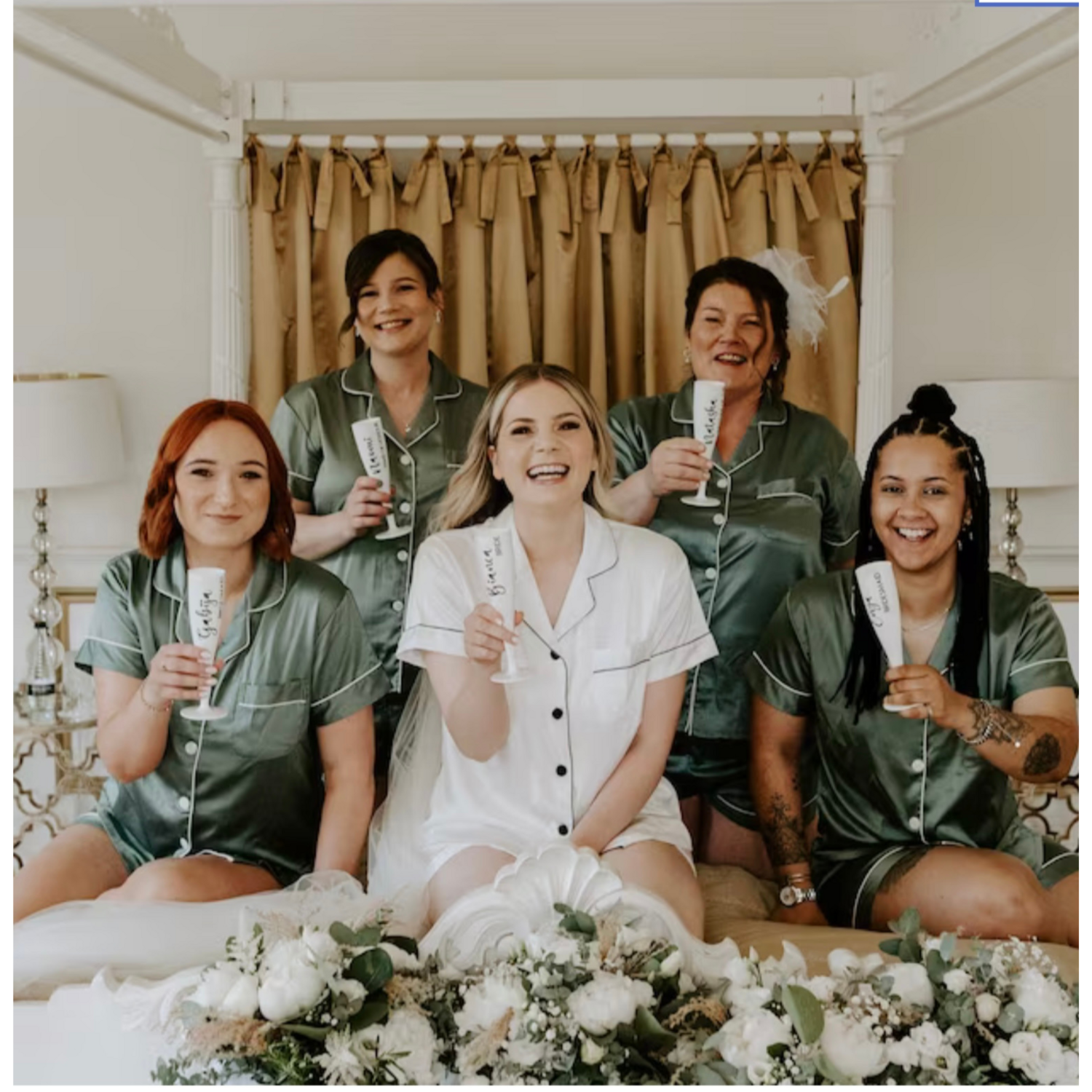 Bridesmaid satin pjs HELEN