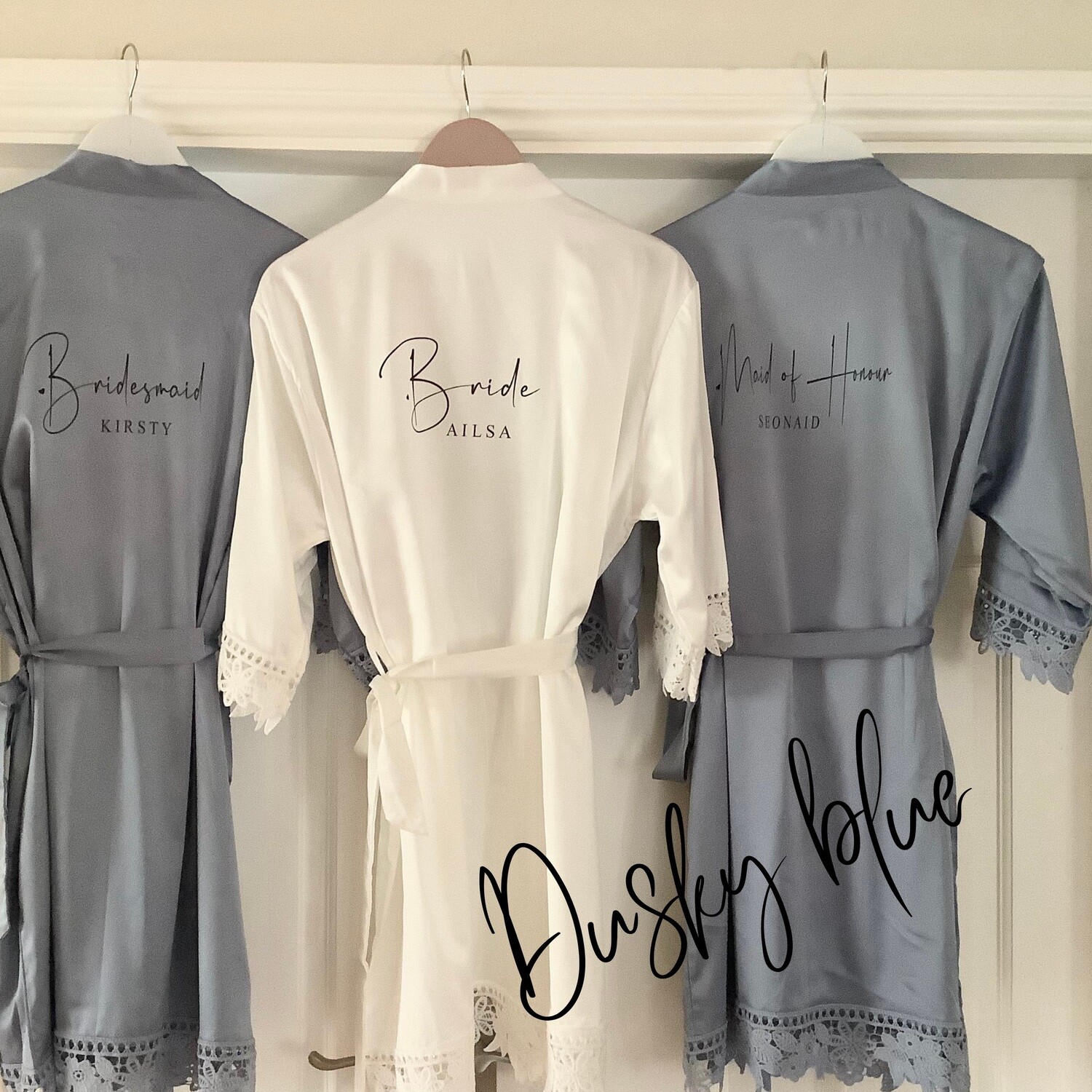 Bridesmaid satin robes HELEN 2