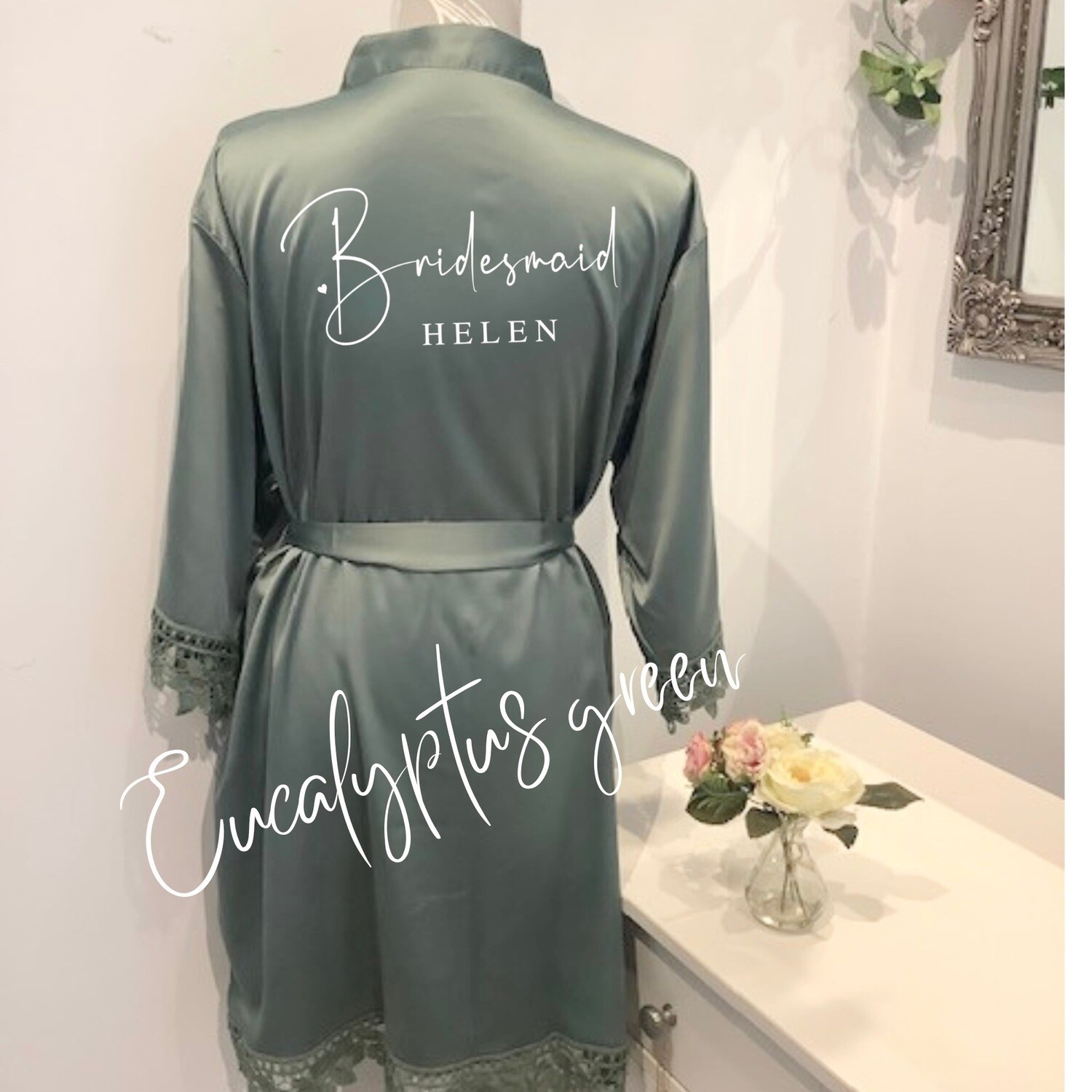 Bridesmaid satin robes HELEN 2