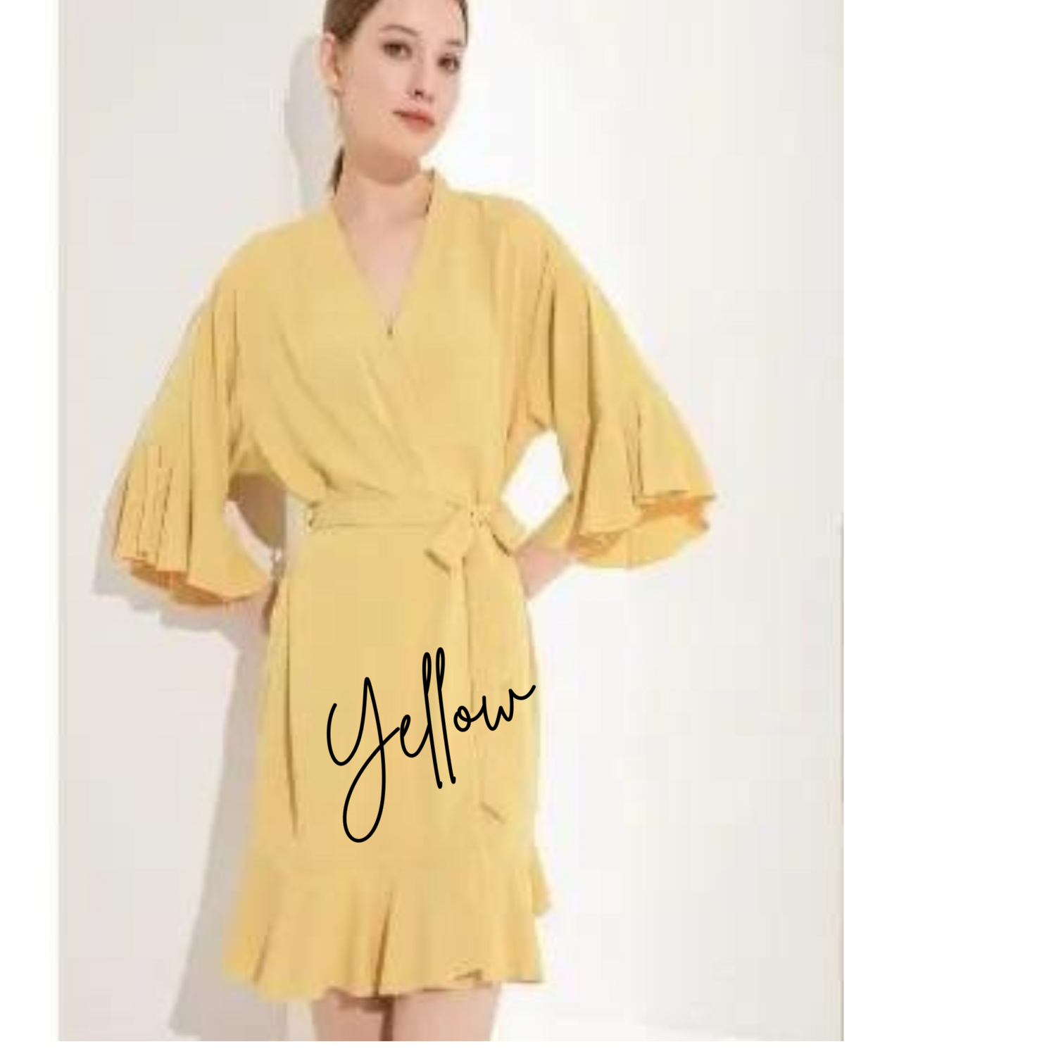 Personalised bridesmaid Ruffle Robes GEORGIA