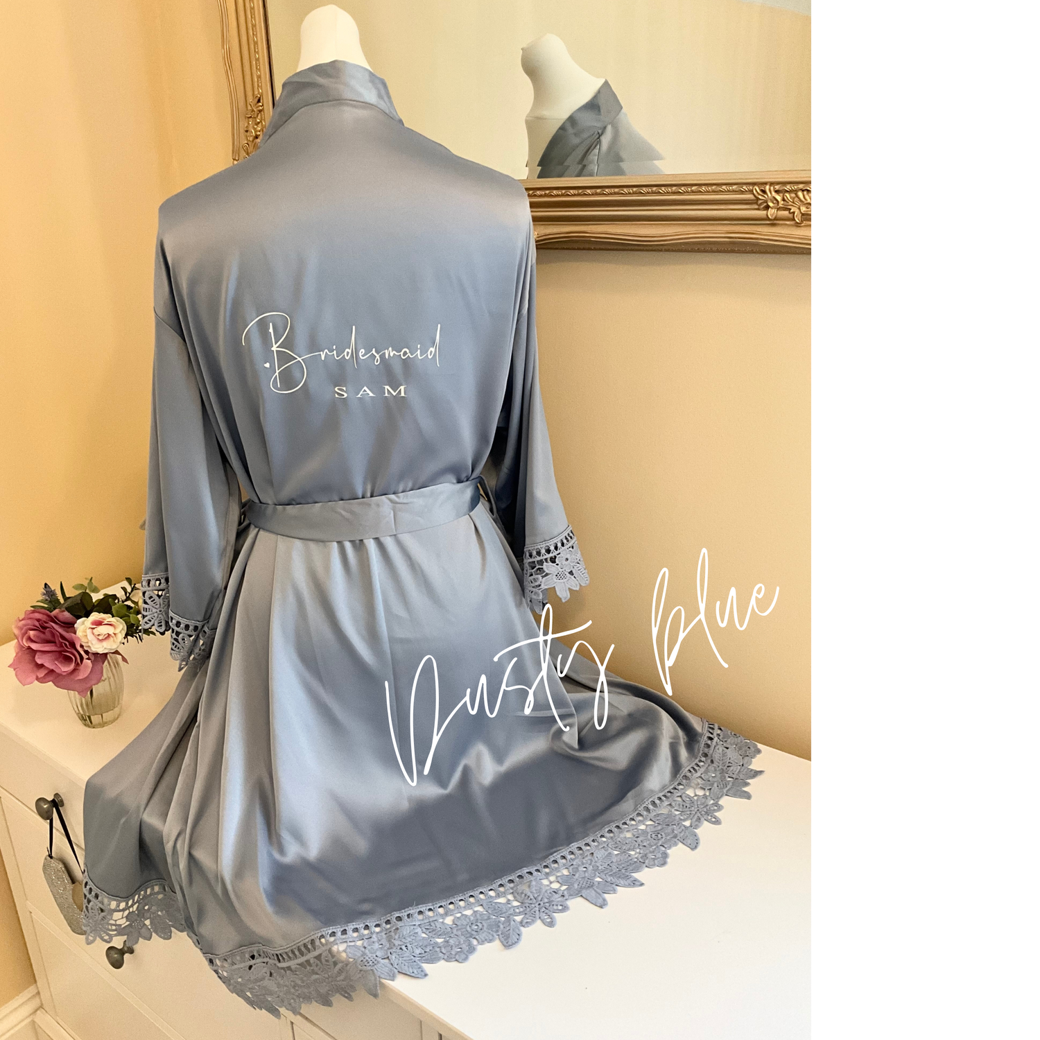 Bridesmaid satin robes HELEN 2