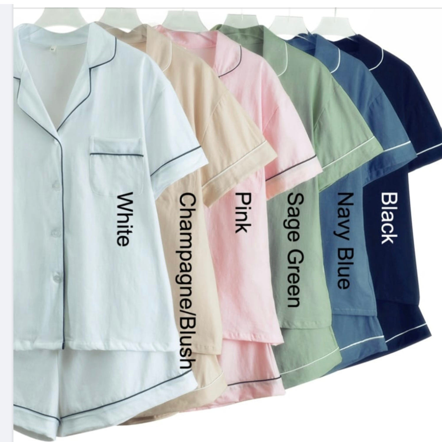 Personalised ladies cotton birthday pyjama gift set