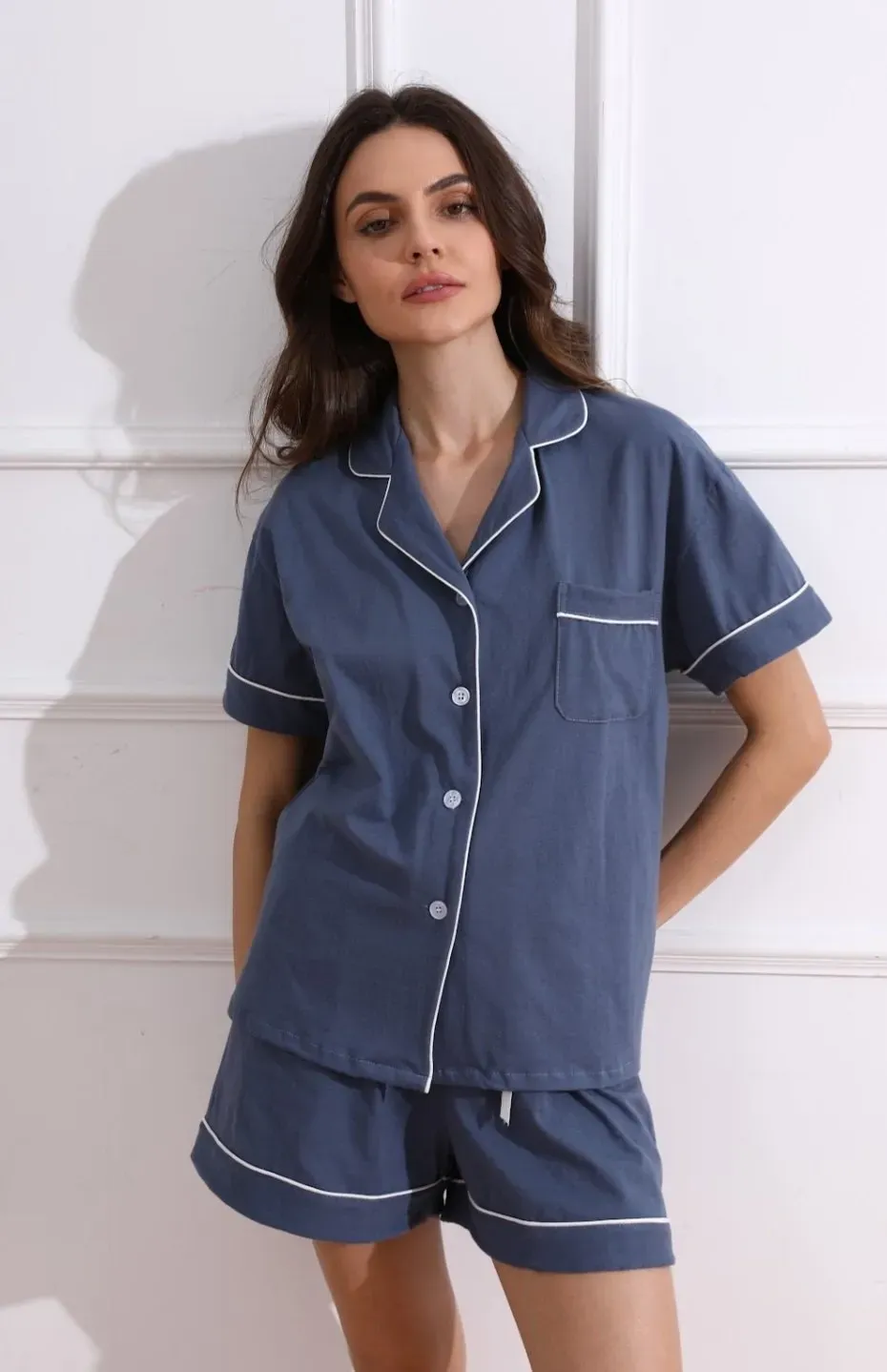 Personalised ladies cotton birthday pyjama gift set
