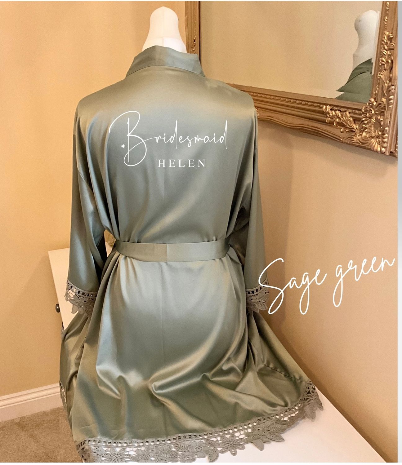 Bridesmaid satin robes HELEN 2