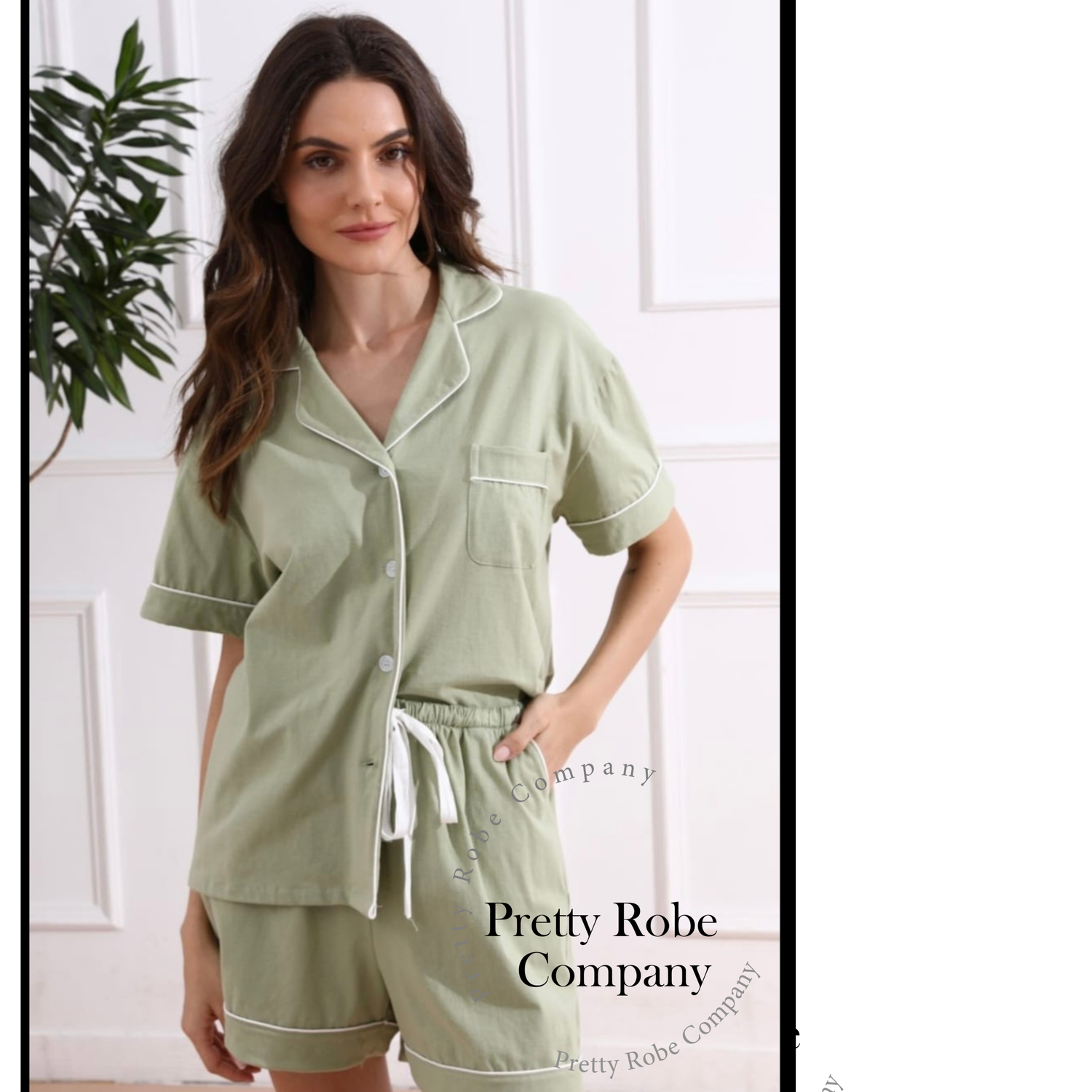 Personalised Bridesmaid cotton pj sets