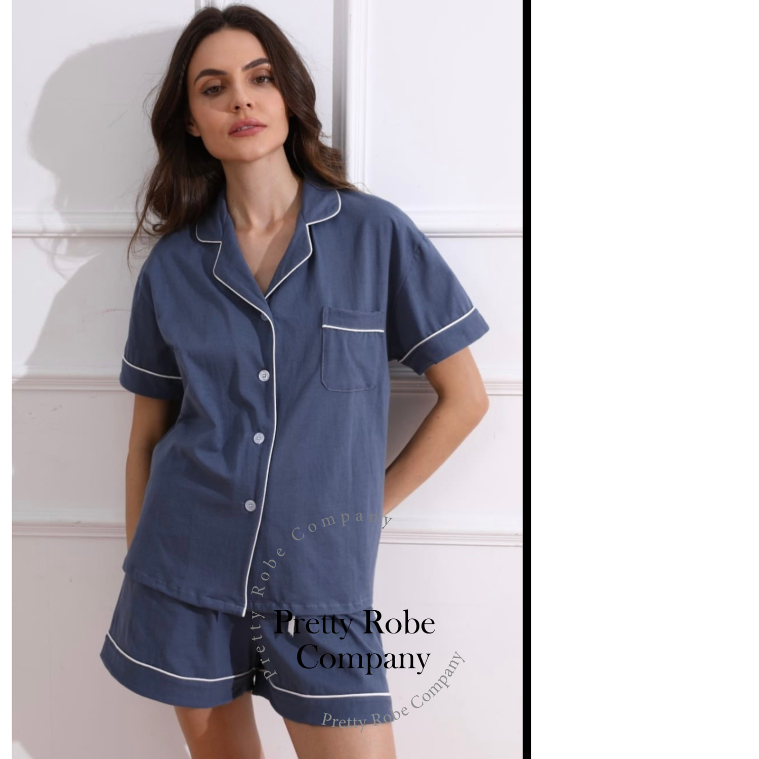 Personalised Bridesmaid cotton pj sets