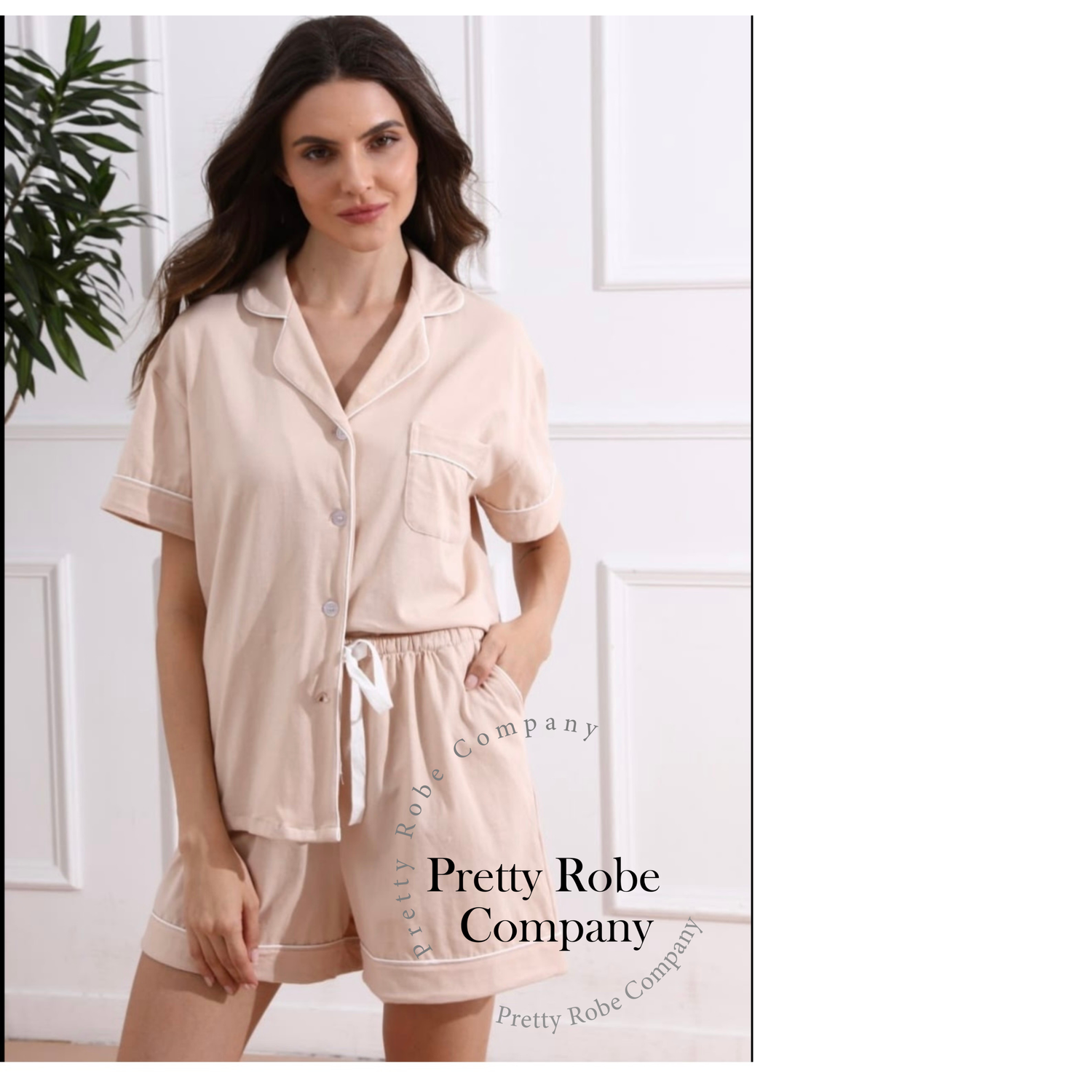 Personalised Bridesmaid cotton pj sets