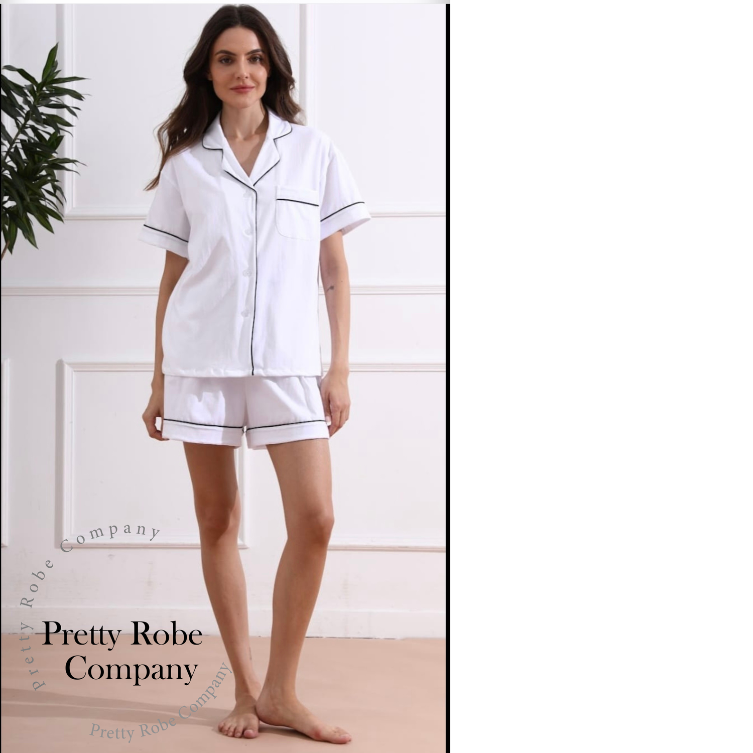 Personalised Bridesmaid cotton pj sets