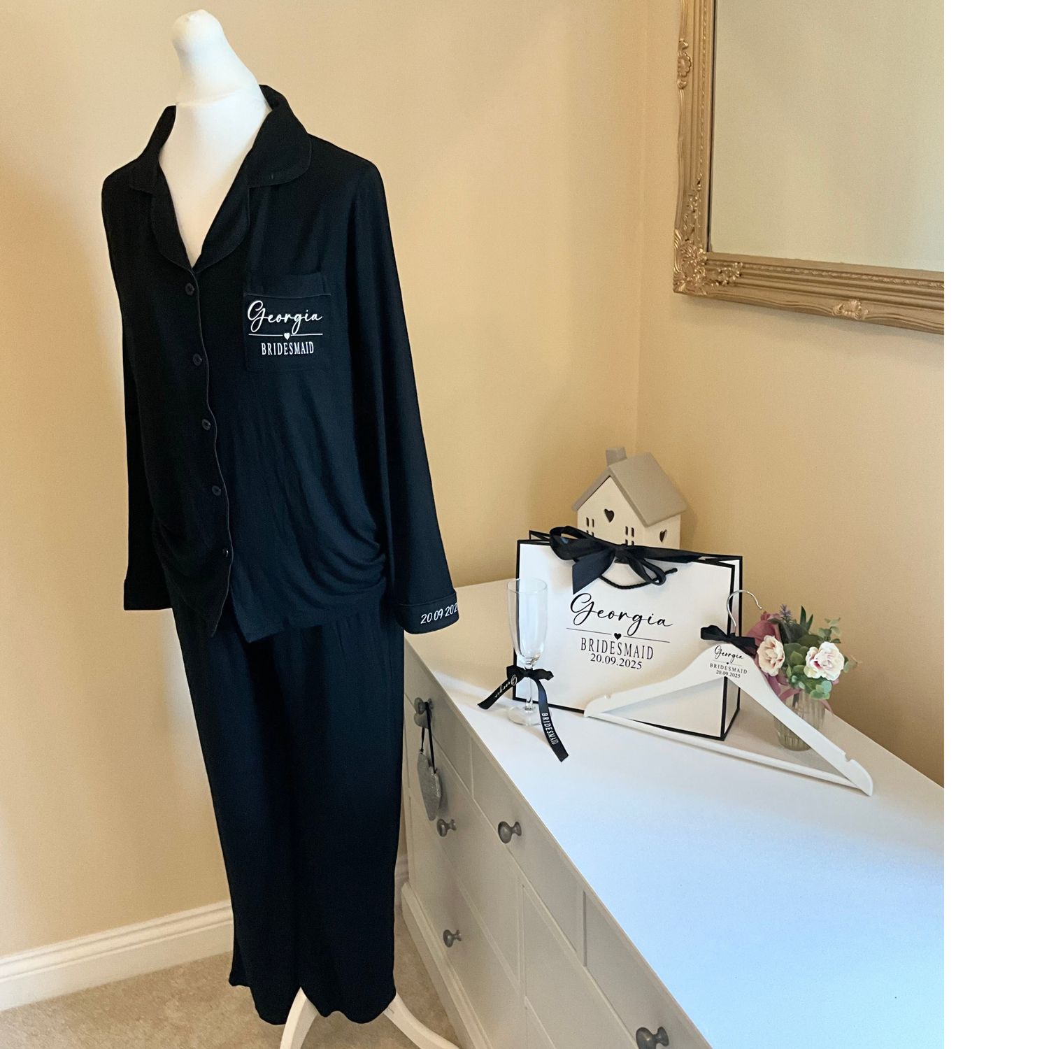 Build Your Own Bridesmaid Pyjama Gift Set – Personalised Bridal Party Gifts