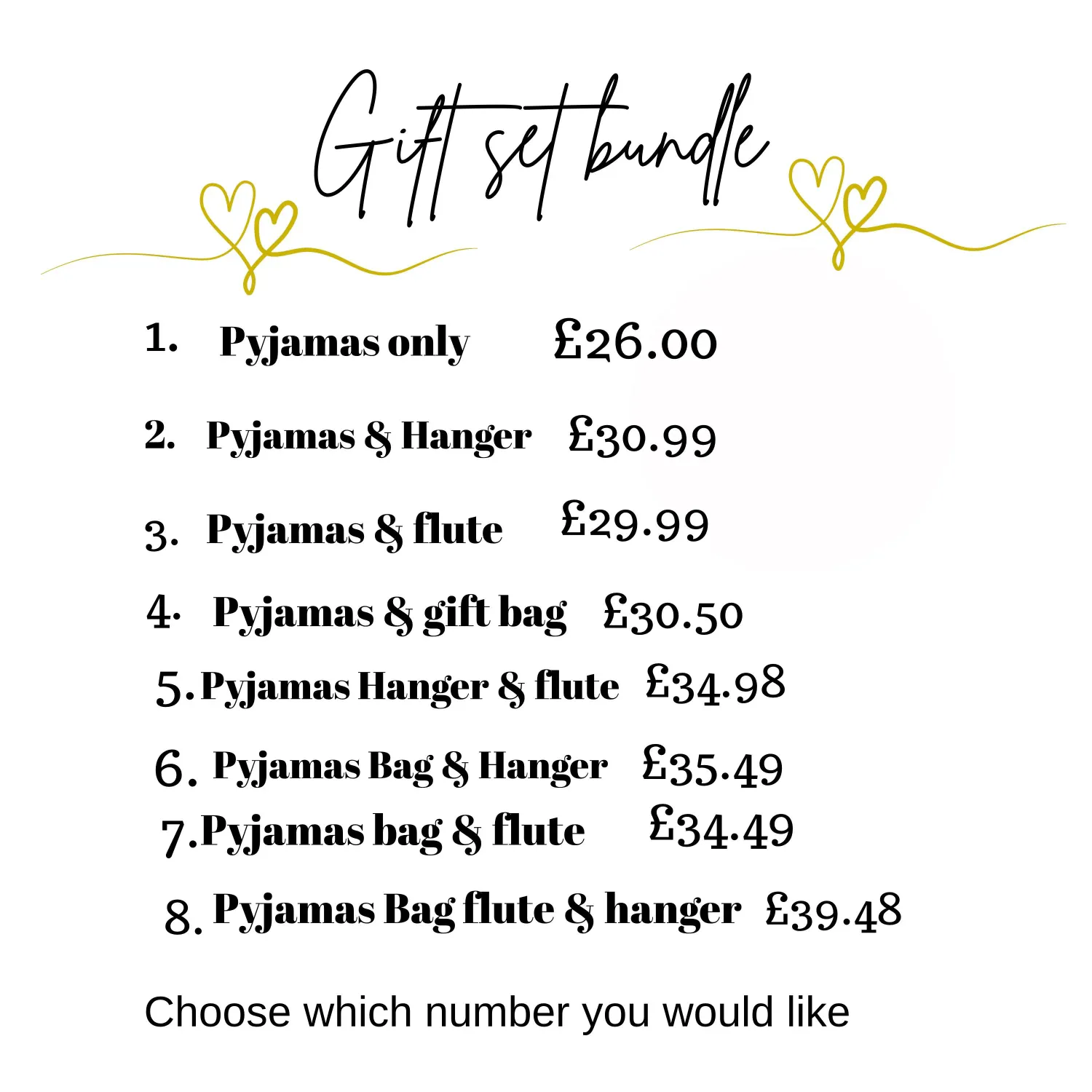 Build Your Own Bridesmaid Pyjama Gift Set – Personalised Bridal Party Gifts