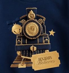 Personalised kids Christmas sweatshirt