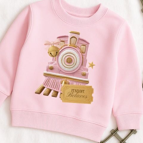 Personalised kids Christmas sweatshirt