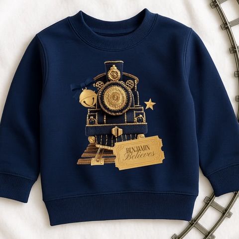 Personalised kids Christmas sweatshirt