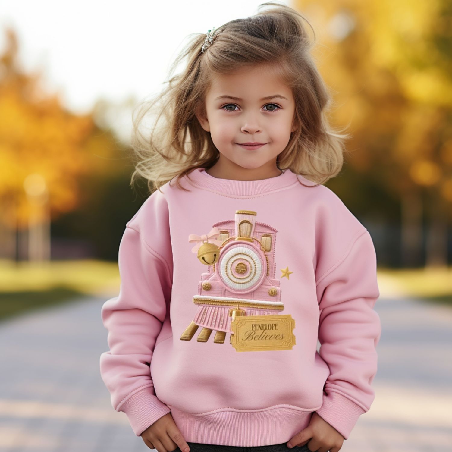 Personalised kids Christmas sweatshirt