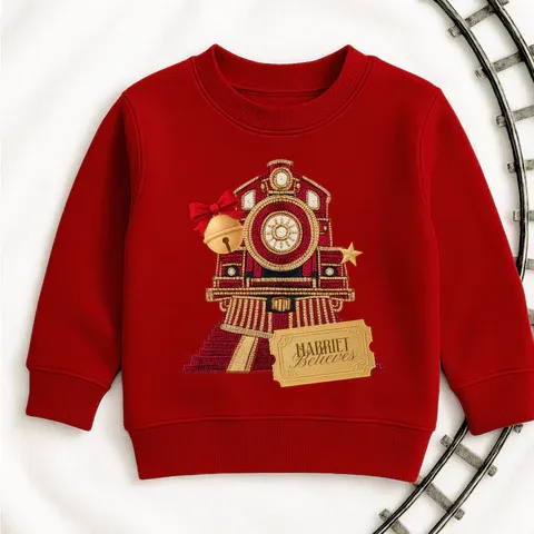 Personalised kids Christmas sweatshirt