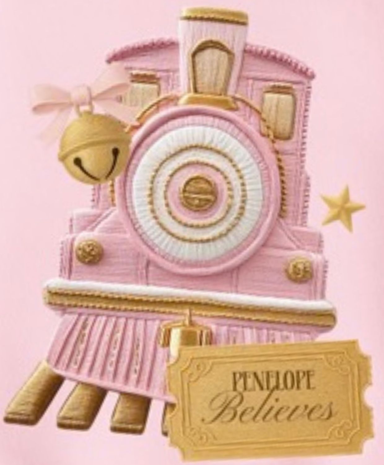 Personalised kids striped Christmas pyjamas