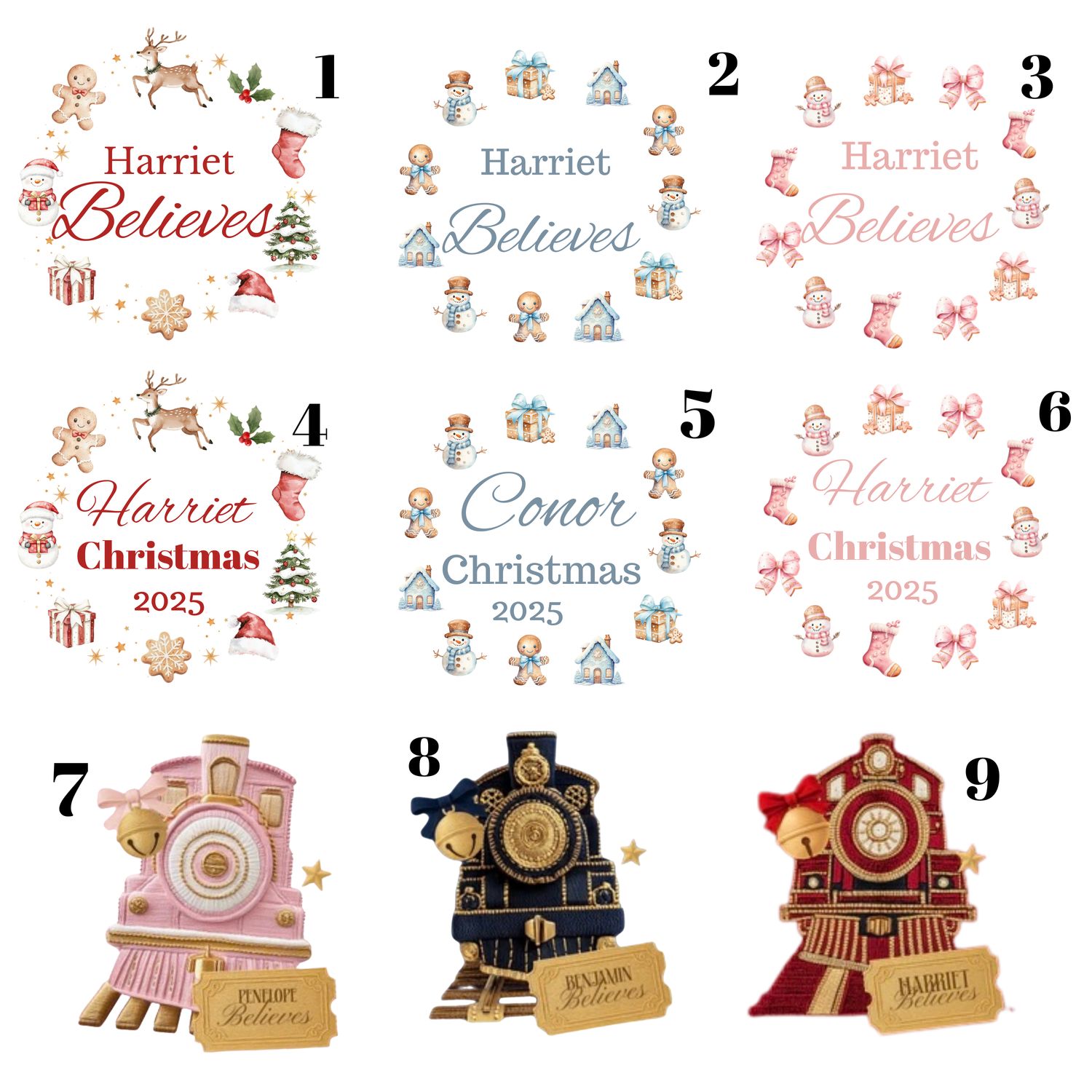 Kids Personalised Xmas Pyjamas + Free Elf Letter | Festive Cotton Check PJs