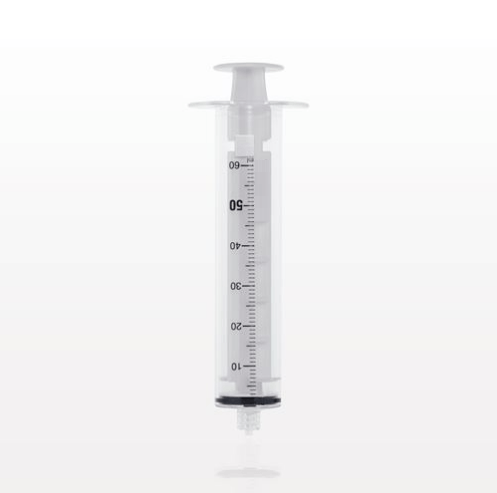 60ml Polycarbonate luer lock syringe