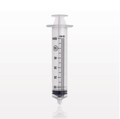 60ml Polypropylene luer lock syringe