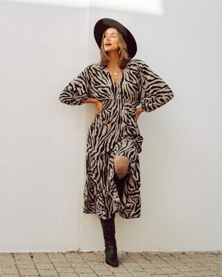 MAXI DRESS KASSI BLACK - Paper Heart MAXI DRESS KASSI BLACK - Paper Heart