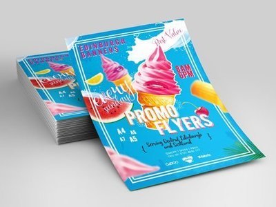 2 sided A5/A4 Flyer Design (Free 1000pcs! Worth RM390!!!)