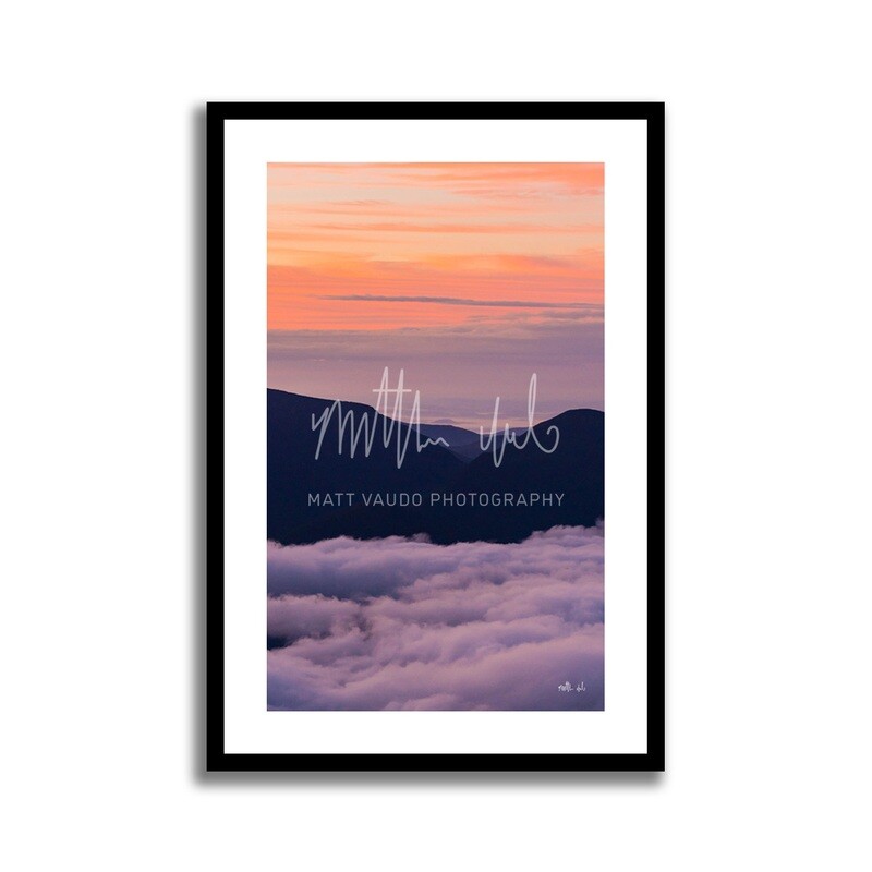 Carter Notch Undercast Framed Print