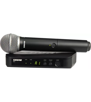 SHURE PG 58 WIRELESS MIC SYSTEM