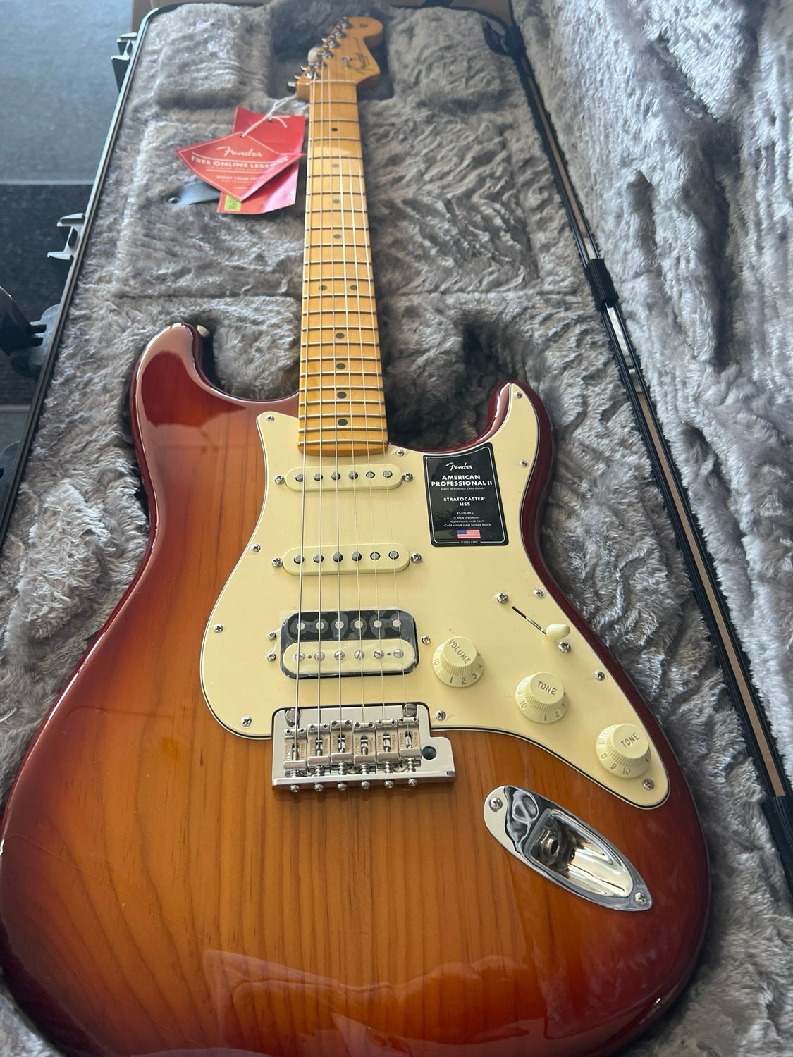 Fender American Professional II open box to customer