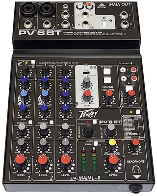 Peavey PV6BT Mixer w/ Bluetooth