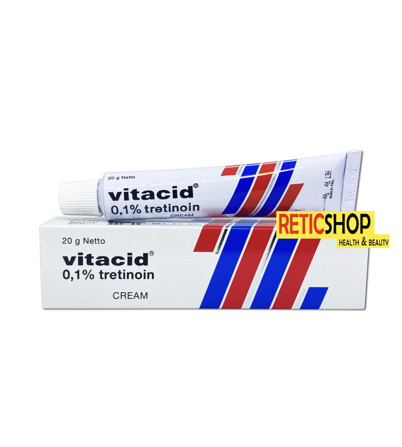 Vitacid 0.1% - 0.05% - 0.025% Tretinoin Vitamin A Cream