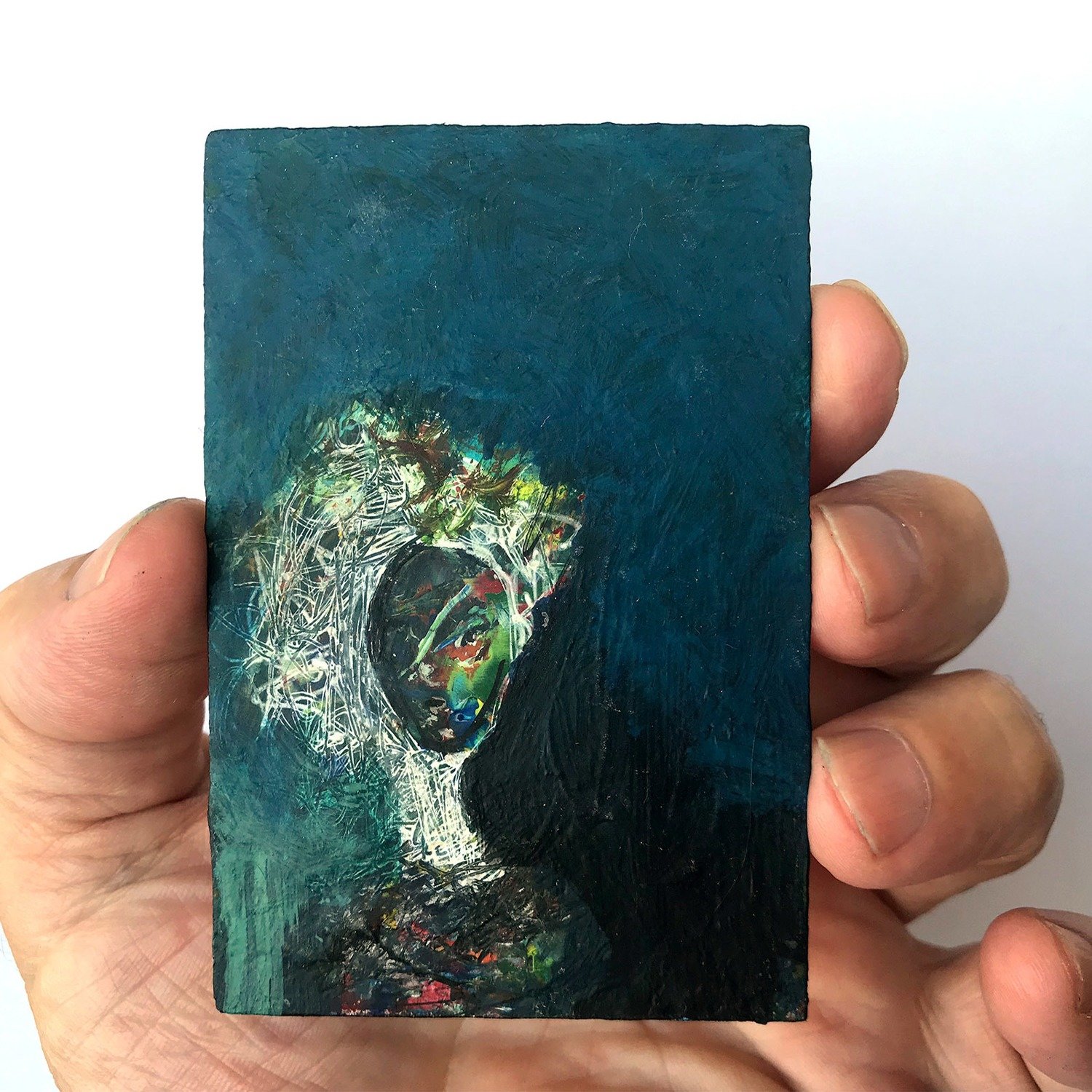 ACEO Abstract Portrait Of A Woman