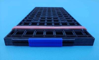 E21-0050-B30 Blue IC Tray Clip for JEDEC Tray