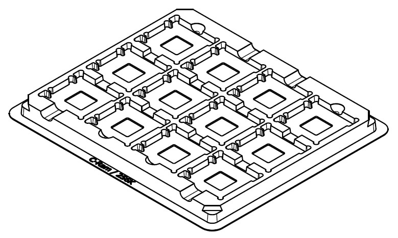 MC-77133T : ESD Tray for Device Storage