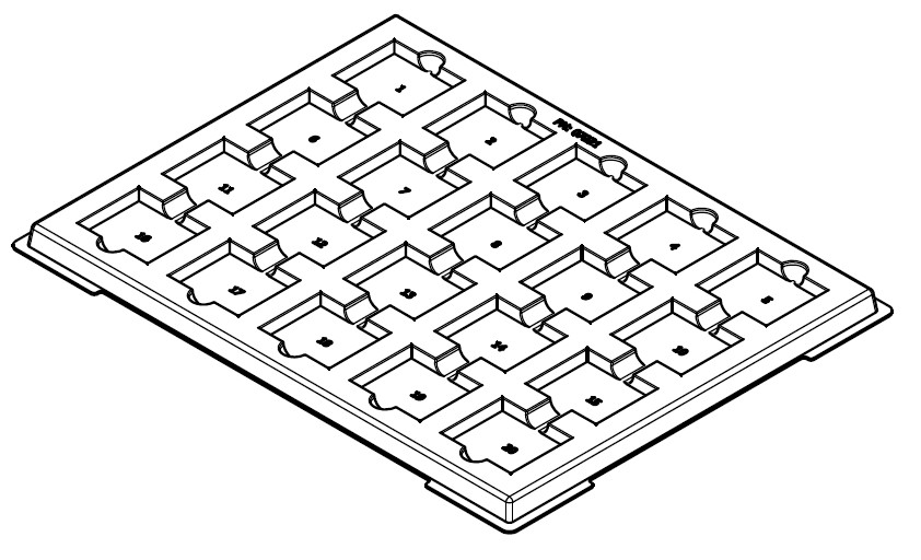 MC-77230T : ESD Device Tray for Gel Pack