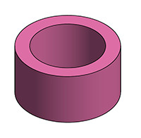 MC-324ASL : 3" Wafer Anti-static foam jar liner