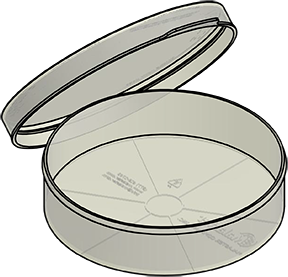 MC-605602JL : Wafer Jar and Lid for 6