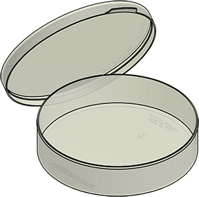 MC-800JLNAT : Wafer Jar and Lid for 8