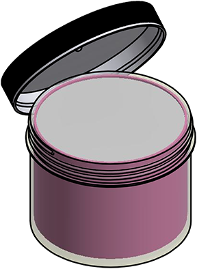 MC-424SW : Complete Wafer Jar Assembly for 4" Wafers 3.0" Deep