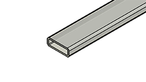 MC-1820LCC/AS 18-20 Lead LCC Anti Static Plastic IC Shipping Tubes
