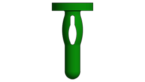 MC-4000GREEN : Green Nylon Needle Pin