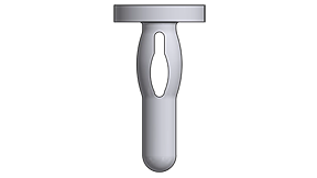 MC-4000WHITE : White Nylon Needle Pin
