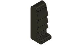 MC-2QFNBEP : 2x2 QFN Black End Plug