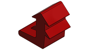 MC-300REP : 300 Mil Red End Plug