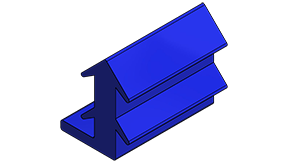 MC-500BEP : 500 Mil Blue End Plug